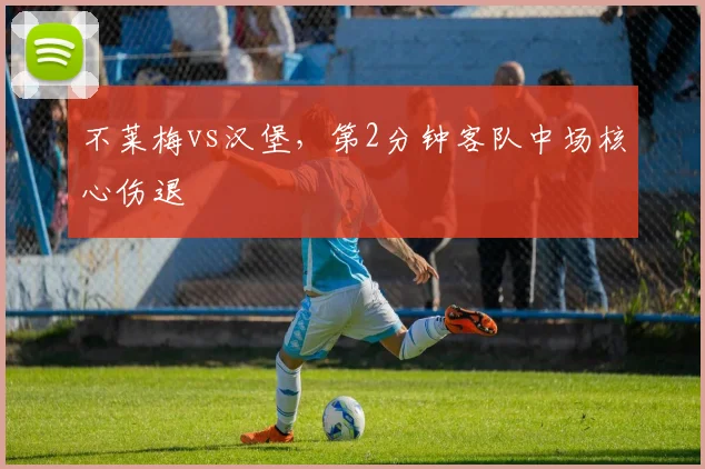 不莱梅vs汉堡,第2分钟客队中场核心伤退