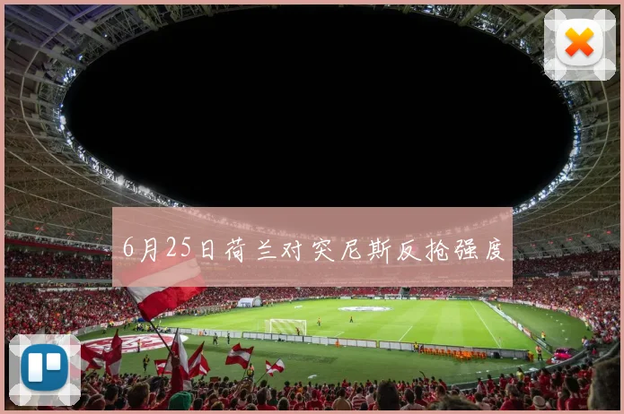 6月25日荷兰对突尼斯反抢强度